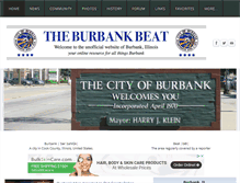Tablet Screenshot of burbankbeat.net